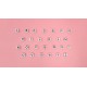 LIKE U LOVE LOVE PASTEL PINK