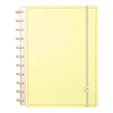 Caderno Inteligente AMARELO PASTEL