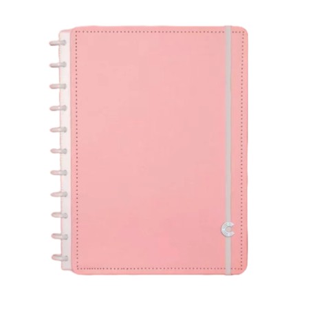 Caderno Inteligente  ROSE PASTEL Médio