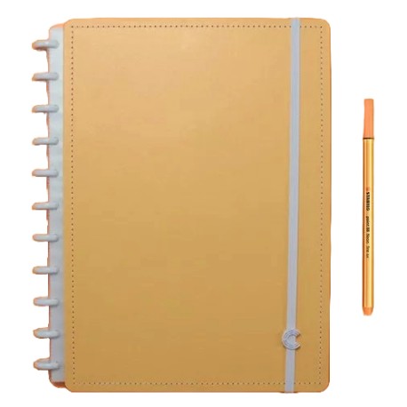 Caderno Inteligente LARANJA PASTEL