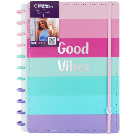 Caderno Inteligente GOOD VIBES BY INDY Grande